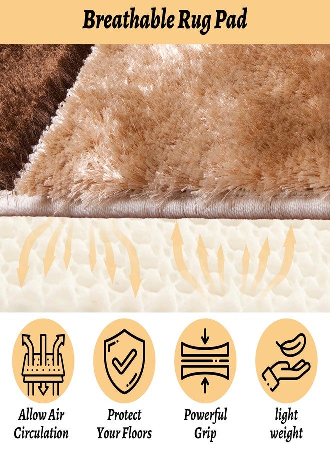 LOPYXBR 8 x10 Ft Non Slip Rug Pad Gripper for Hardwood Floors White Carpet Padding 8x10 Rug Pad Non Slip for Hardwood Rug Mats for Under Rugs 8x10 Anti Slip Rug Padding, Provide Protection and Cushion - Image 4